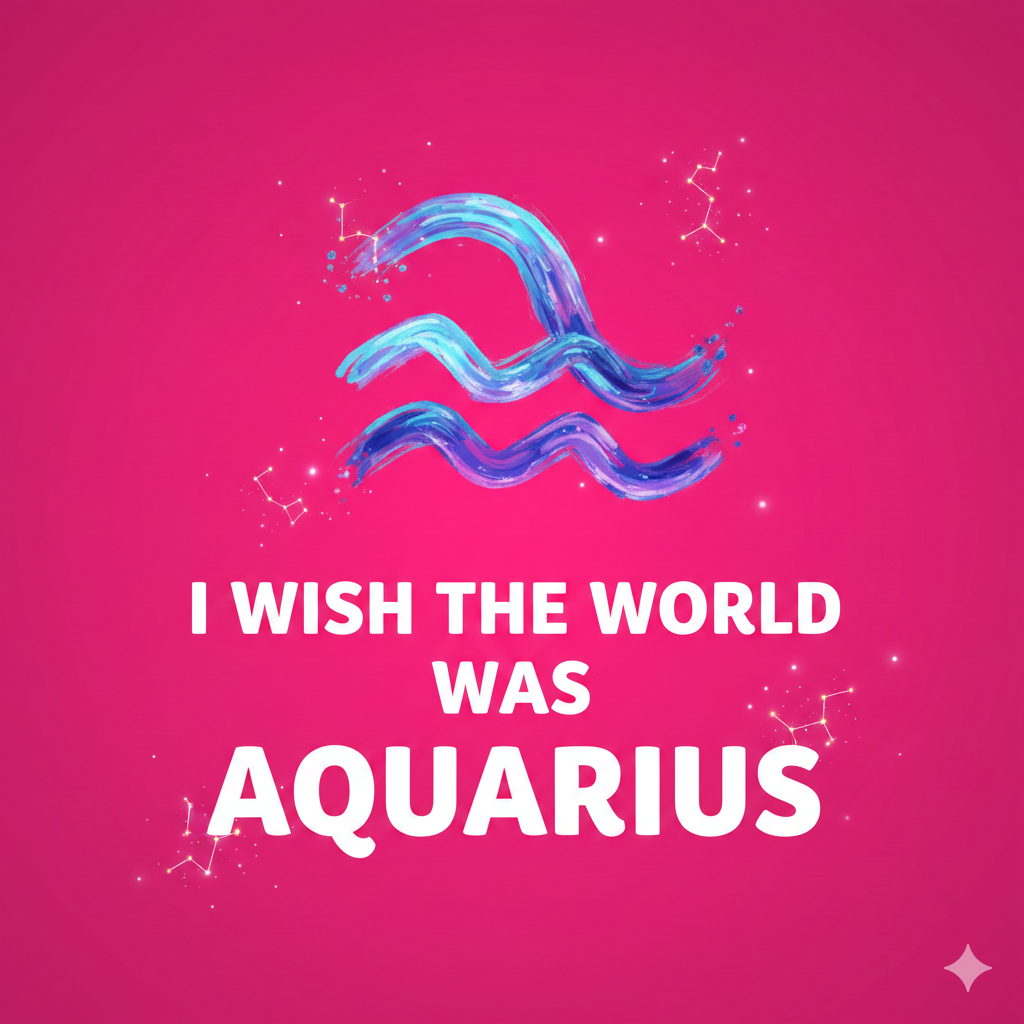 I Wish the World Was Aquarius